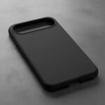 Funda Case Apple iPhone 17 Air Interior Felpa Antirrayas Negro Silicona Y Felpa - Imagen 3