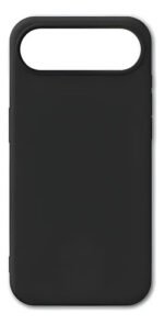 Funda Case Apple iPhone 17 Air Interior Felpa Antirrayas Negro Silicona Y Felpa