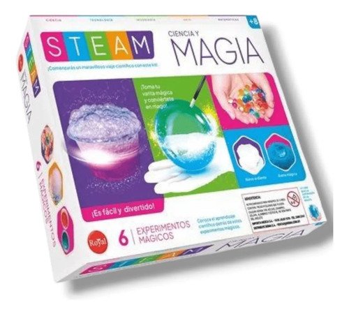 Juego Ciencia Y Magia Royal 6 Experimentos Steam Niños - Imagen 2