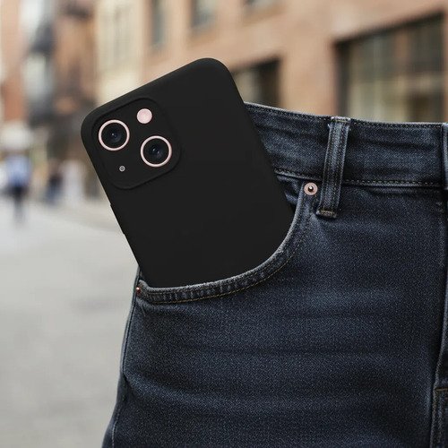 Funda De Silicona Gcm Cases Para iPhone 15 Negra - Imagen 5