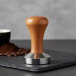 Tamper Profesional Barista Café Espresso 51mm Acero Y Madera Acero Madera Clara - Imagen 3