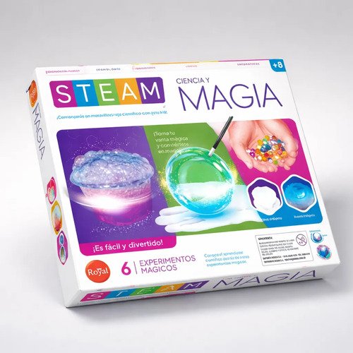 Juego Ciencia Y Magia Royal 6 Experimentos Steam Niños