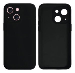 Funda De Silicona Gcm Cases Para iPhone 15 Negra