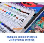Set De Arte 39 Pzs Para Niños Kit Para Pintar Atril Pintura - Imagen 2