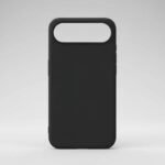 Funda Case Apple iPhone 17 Air Interior Felpa Antirrayas Negro Silicona Y Felpa - Imagen 4