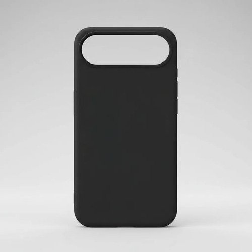 Funda Case Apple iPhone 17 Air Interior Felpa Antirrayas Negro Silicona Y Felpa - Imagen 4