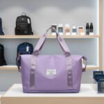 Bolso Impermeable Extensible Deportivo O Viaje Lila - Imagen 6