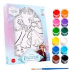 Cuadro Kit Para Pintar Con Numeros Disney Frozen Spiderman - Imagen 2