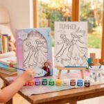 Cuadro Kit Para Pintar Con Numeros Disney Frozen Spiderman - Imagen 4