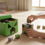 Bloques Magneticos Minecraft 88 Piezas Juguete Didactico 111 Creeper Caja Verde - Imagen 5