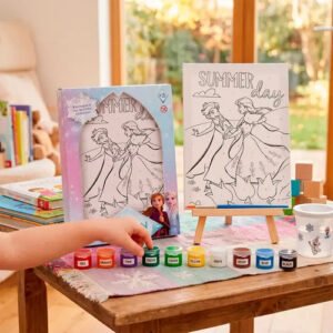 Cuadro Kit Para Pintar Con Numeros Disney Frozen Spiderman