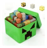 Bloques Magneticos Minecraft 88 Piezas Juguete Didactico 111 Creeper Caja Verde