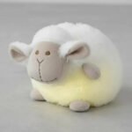 Veladora Con Luz Y Música Para Bebé Infantil Suave Oveja Blanco - Imagen 7