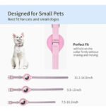 Collar Porta Airtag Para Gatos Con Cascabel Air Tag Case Rosa - Imagen 5