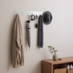 Tira Adhesiva De 6 Ganchos Dobles De Pared Transparentes Blanco - Imagen 3