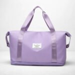 Bolso Impermeable Extensible Deportivo O Viaje Lila - Imagen 5
