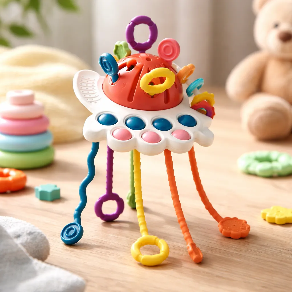 D_NQ_NP_2X_845039-MLA112990235763_062026-F Pulpo Montessori Juguete Didactico Para Bebes Sensorial - Imagen 1