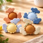 Spinner Sensorial Sol Con Sopapa Para Bebé Agua Silicona Varios