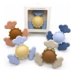 Spinner Sensorial Sol Con Sopapa Para Bebé Agua Silicona Varios - Imagen 2