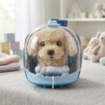 Juguete Peluche Perro Ladra Y Camina Plush Perrito Mascota Beige - Imagen 2