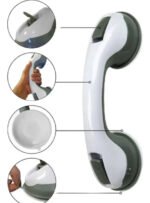 Set 2 Agarraderas Para Baño/ducha/escalera Con Ventosa 100kg Blanco - Imagen 4