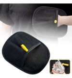Guante Quita Pelos Mascotas Removedor Pelusa Reutilizable Negro - Imagen 4