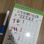Libro Didáctico Reutilizable Números Caligrafía Con Marcador - Imagen 4