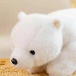 Oso Polar De Peluche Blanco Suave Juguete Decorativo Blanco - Imagen 3