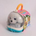 Juguete Peluche Perro Ladra Y Camina Plush Perrito Mascota Blanco - Imagen 2