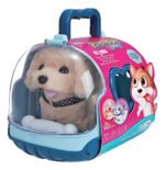 Juguete Peluche Perro Ladra Y Camina Plush Perrito Mascota Beige - Imagen 3