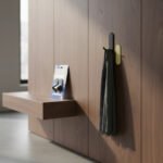 Ganchos Autoadhesivos De Aluminio Negro X2 Organizador Ovalado - Imagen 2