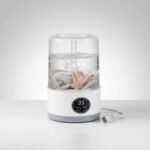 Mini Lavarropas Portátil Ropa Bebé Diseño Camping Viaje Usb Blanco - Imagen 2