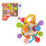 Juguete Mordillo Sonajero Sensorial Para Bebe Rasca Encias Coral Claro Baby Rattle