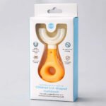 Cepillo De Dientes En Forma De U Para Niños Bebé 360 Amarillo - Imagen 3