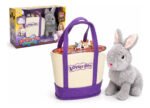 Peluche Conejo Con Bolso Para Paseo Juguete Mascota Piki Conejo