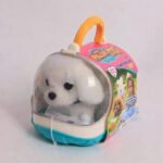 Juguete Peluche Perro Ladra Y Camina Plush Perrito Mascota Blanco - Imagen 4