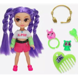 Muñeca Mini Guerrera Kpop Demon Hunters Con Accesorios Rumi