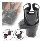 Posavasos Multifunción Para Auto Organizador Extensible Negro - Imagen 2