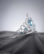 Corona Varita Mágica Princesa Trenza Frozen Infantil Plateado - Imagen 4