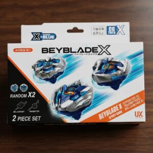 Beyblade X Pack X2 Trompos Con Lanzadores Juego De Batalla Azul