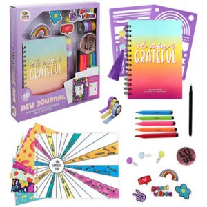 Diario De Gratitud Creativo Kit Completo Para Journaling Multicolor