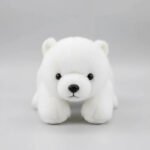 Oso Polar De Peluche Blanco Suave Juguete Decorativo Blanco - Imagen 4