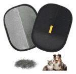Guante Quita Pelos Mascotas Removedor Pelusa Reutilizable Negro
