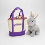Peluche Conejo Con Bolso Para Paseo Juguete Mascota Piki Conejo - Imagen 5