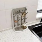 Escurridor Mamadera Organizador Biberones Vertical Ventosa Blanco - Imagen 6