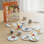 Juego De Mesa Encuentra La Imagen Patrones Atención Coordina