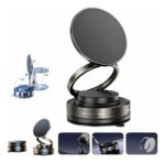 Soporte Universal Para Celular Magnético Auto 360 Articulado Negro - Imagen 5