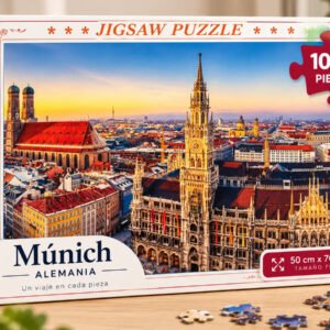 Puzzle Rompecabezas 1000 Piezas Múnich Alemania 50x70 Cm