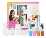 Kit Para Pintar 2 Macetas Cerámica Llama Y Zorro Suculentas