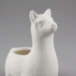 Kit Para Pintar 2 Macetas Cerámica Llama Y Zorro Suculentas - Imagen 4